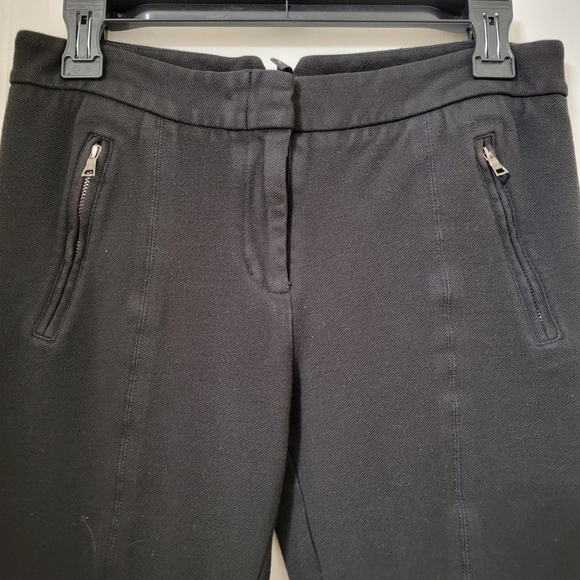 BCBGMaxAzria Size M Washed Black Stretch Leggings / Pants - Picture 3 of 15